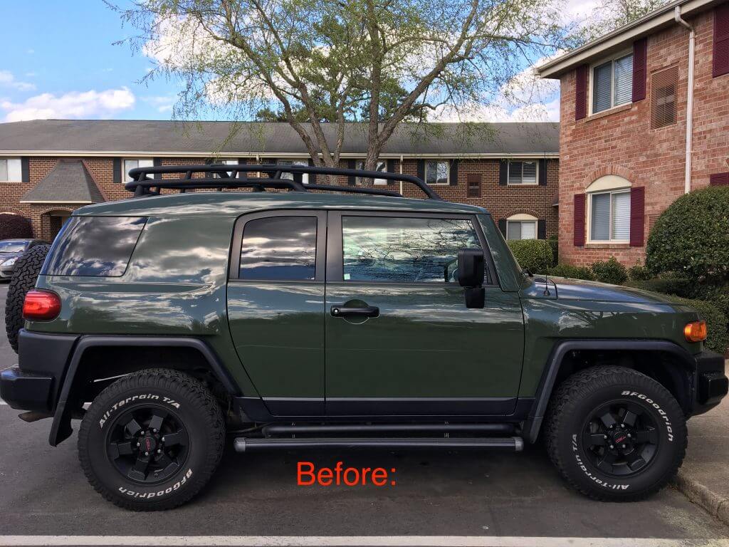 FJ Cruiser before lift