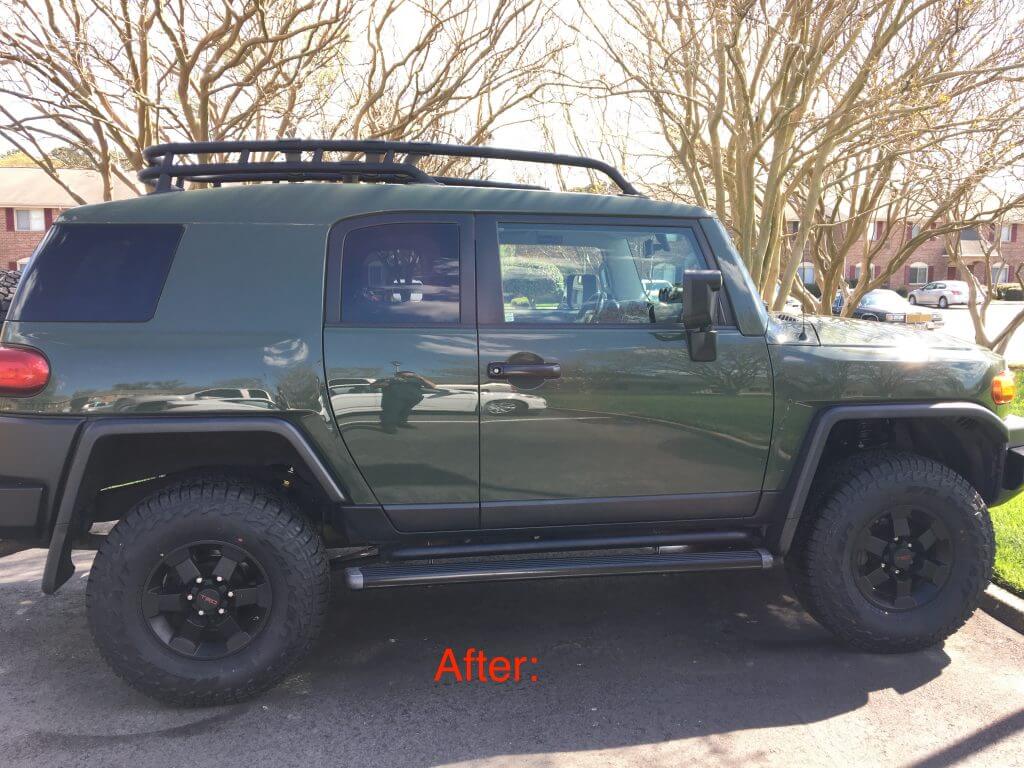 FJ Cruiser Lifted 3" 285/75/16 tires