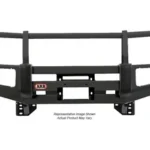 Black Nissan Titan Deluxe Bull Bar Winch Mount Bumper 04-10 a