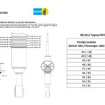 Bilstein 6112 Series 1.9-3.4 Leveling Kit for 2007-2009 Toyota FJ Cruiser 4WD