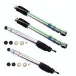 06-'08 Dodge Ram 1500 Mega Cab 4WD Bilstein 5100 4-5" Front & 2" Rear Lift Shocks-24-066464-24-186636