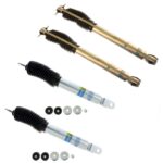 06-'10 Hummer H3 4WD Bilstein 5100 0-2.5" Front & 0-1" Rear Lift Shocks-24-186643-24-185615