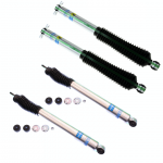 07-'15 JEEP Wrangler (JK) 4WD Bilstein 5100 3.5-5" Front & 4" Rear Lift Shocks-24-186995-33-186887