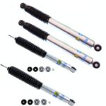 99-'10 Chevy/GMC Sierra 2500HD 4WD Bilstein 5100 4" Front & 2" Rear Lift Shocks-24-187183-24-191203