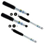 99-'10 Chevy/GMC Sierra 3500HD 4WD Bilstein 5100 0-2.5" Front & 0-1" Rear Shocks-24-186735-24-186742