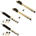 99-'16 Ford F250 2WD Bilstein 5100 4" Front & 0-1" Rear Lift Shocks