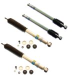 99-'14 Ford F250 2WD Bilstein 5100 6" Front & 2-4" Rear Lift Shocks-24-065283-24-062466