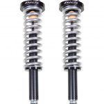 BOSS 0-3 Lift Front Coilovers for 2009-2013 Ford F150 Silver with carbon fiber weatherwrap