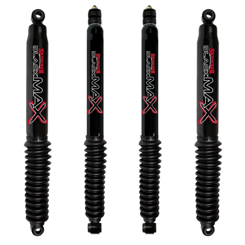 00-06 Chevy Suburban 2500 4WD 5-6" Fr 3-6" Rear Lift Skyjacker Black MAX Shocks