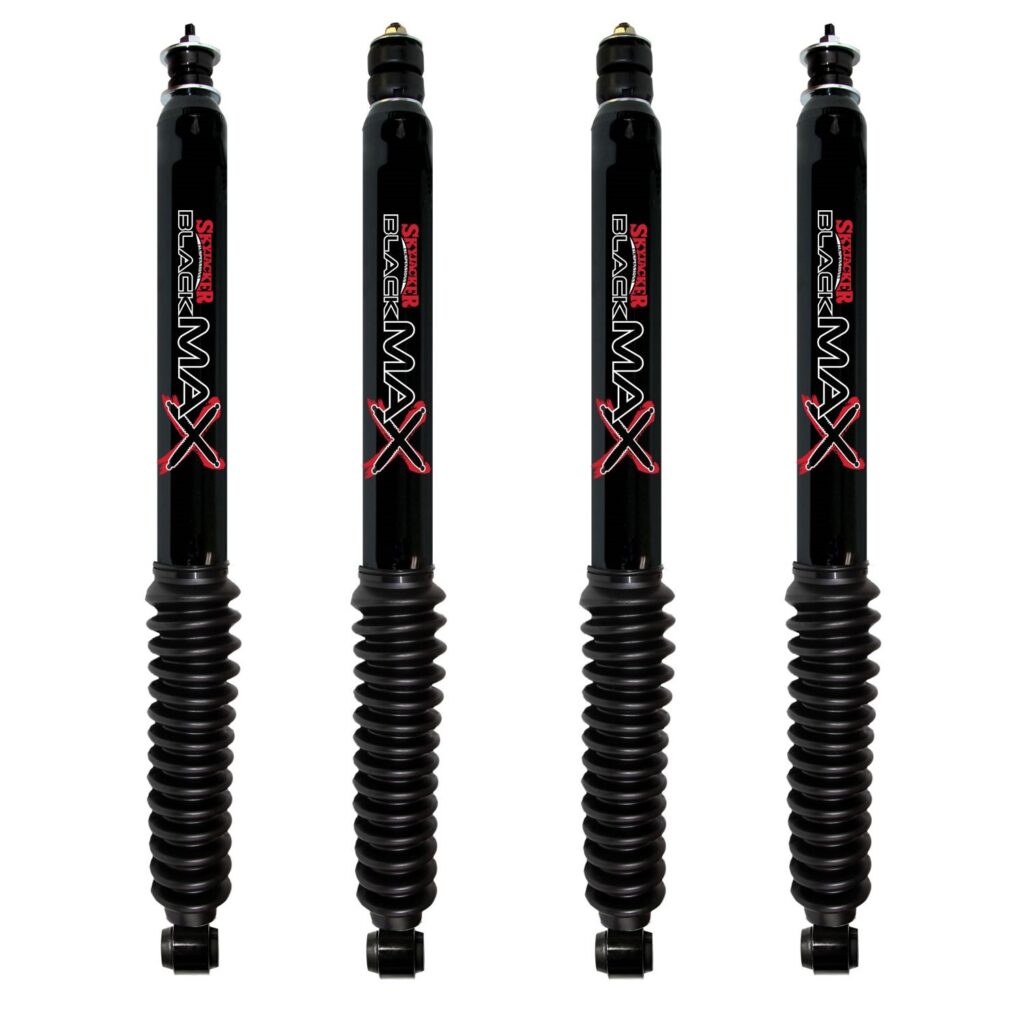 05-08 Isuzu I-Series 4WD 3-5" Fr 3-4" Rear Lift Skyjacker Black MAX Shocks