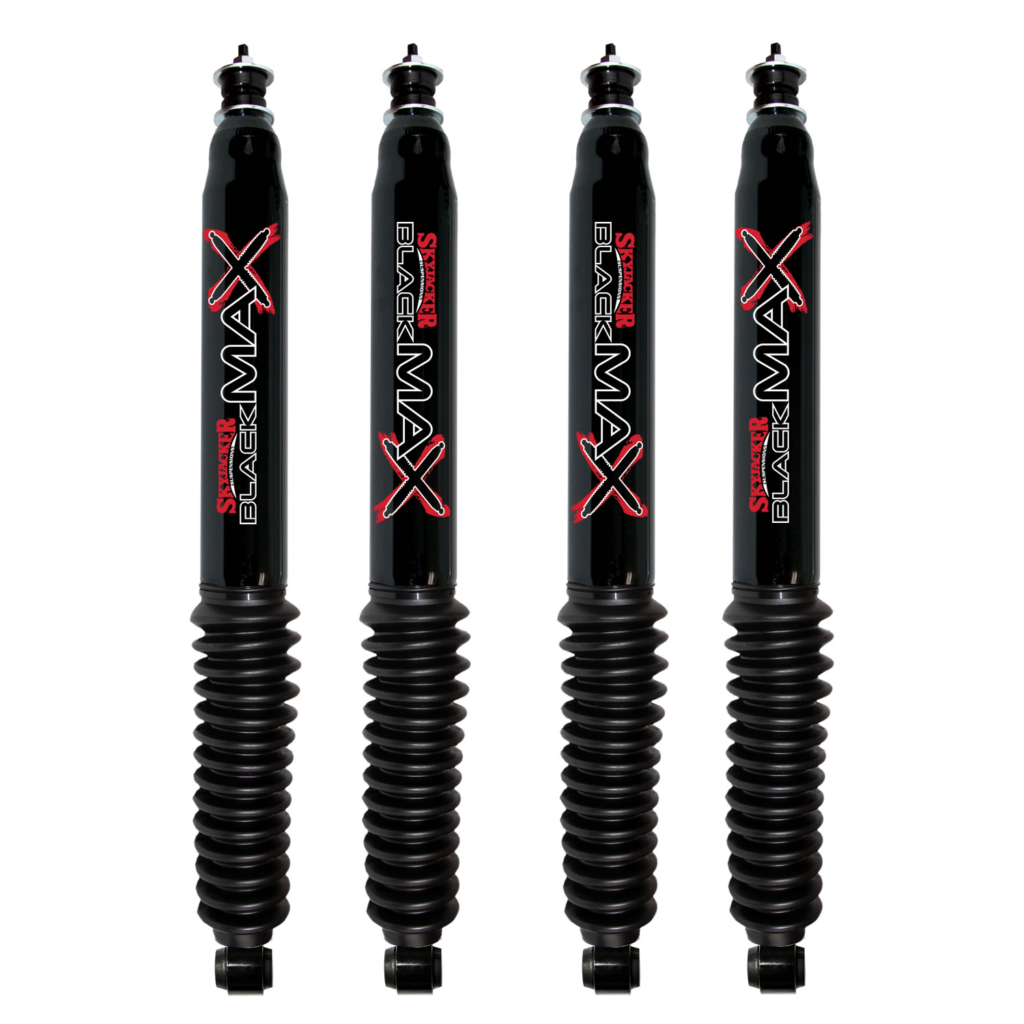 86-95 Toyota Pickup 4WD 0-2 Lift Skyjacker Black MAX Shocks