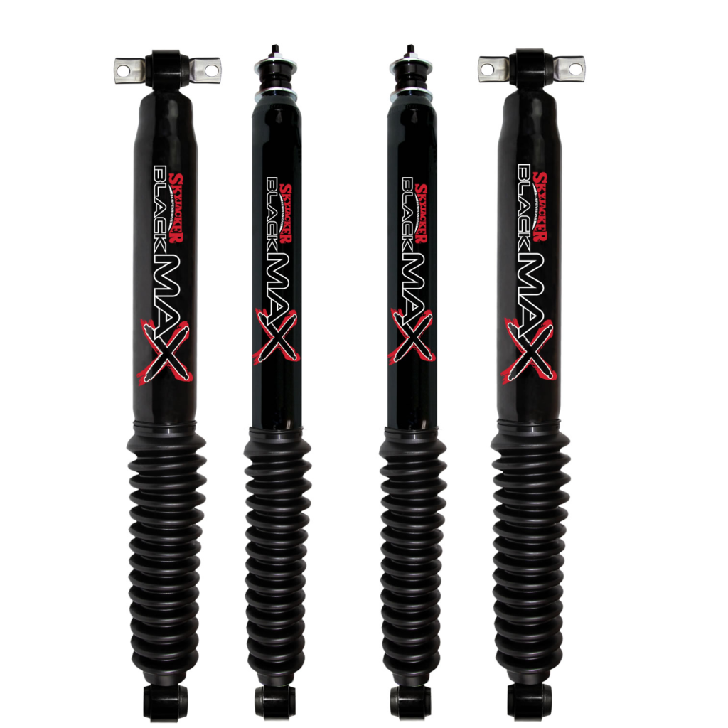 Skyjacker Black MAX 3-5 Fr 3-4 Rear Lift Shocks for 04-13 Chevy Colorado Torsion Lift 4WD