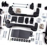 Zone Offroad 4" Upper Strut Mounts Lift Kit 2012 Dodge Ram 1500