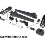 Zone Offroad 4.5" Radius Arms Lift Kit 2014-2017 Ram 2500 (DIESEL)