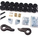 Zone Offroad 3-1/2" Torsion Bar Keys & leveling+body lift kit 1999-2002 Silverado/Sierra 1500