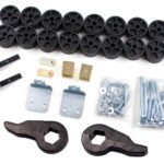 Zone Offroad 3-1/2" Torsion Bar Keys & leveling+body lift kit 2003-2005 Silverado/Sierra 1500