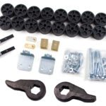 Zone Offroad 3-1/2" Torsion Bar Keys & leveling+body lift kit 2006-2007 Silverado/Sierra 1500