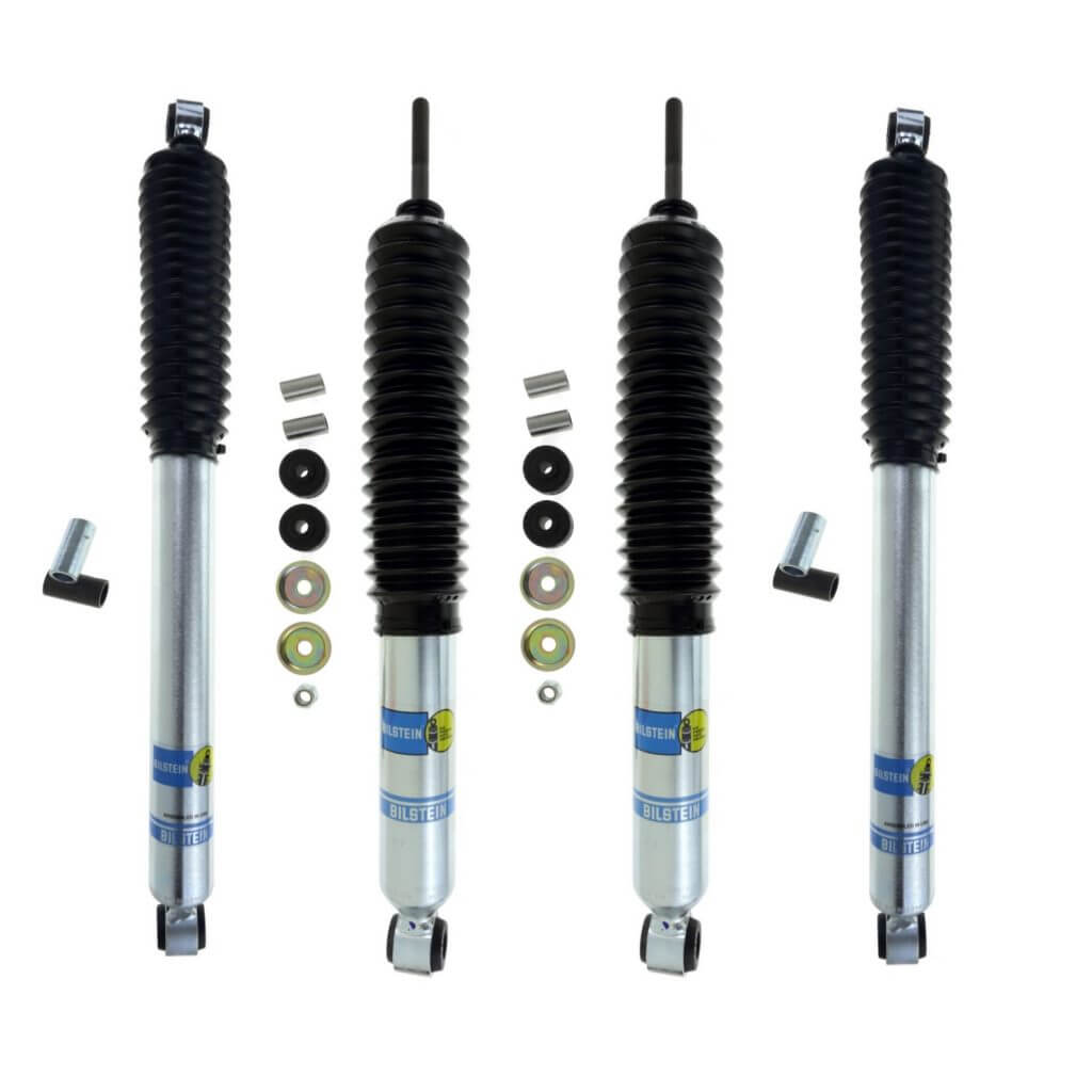 Bilstein 5100 4-5" Front & 0-1" Rear Lift Shocks 83-'97 Ford Ranger 4WD