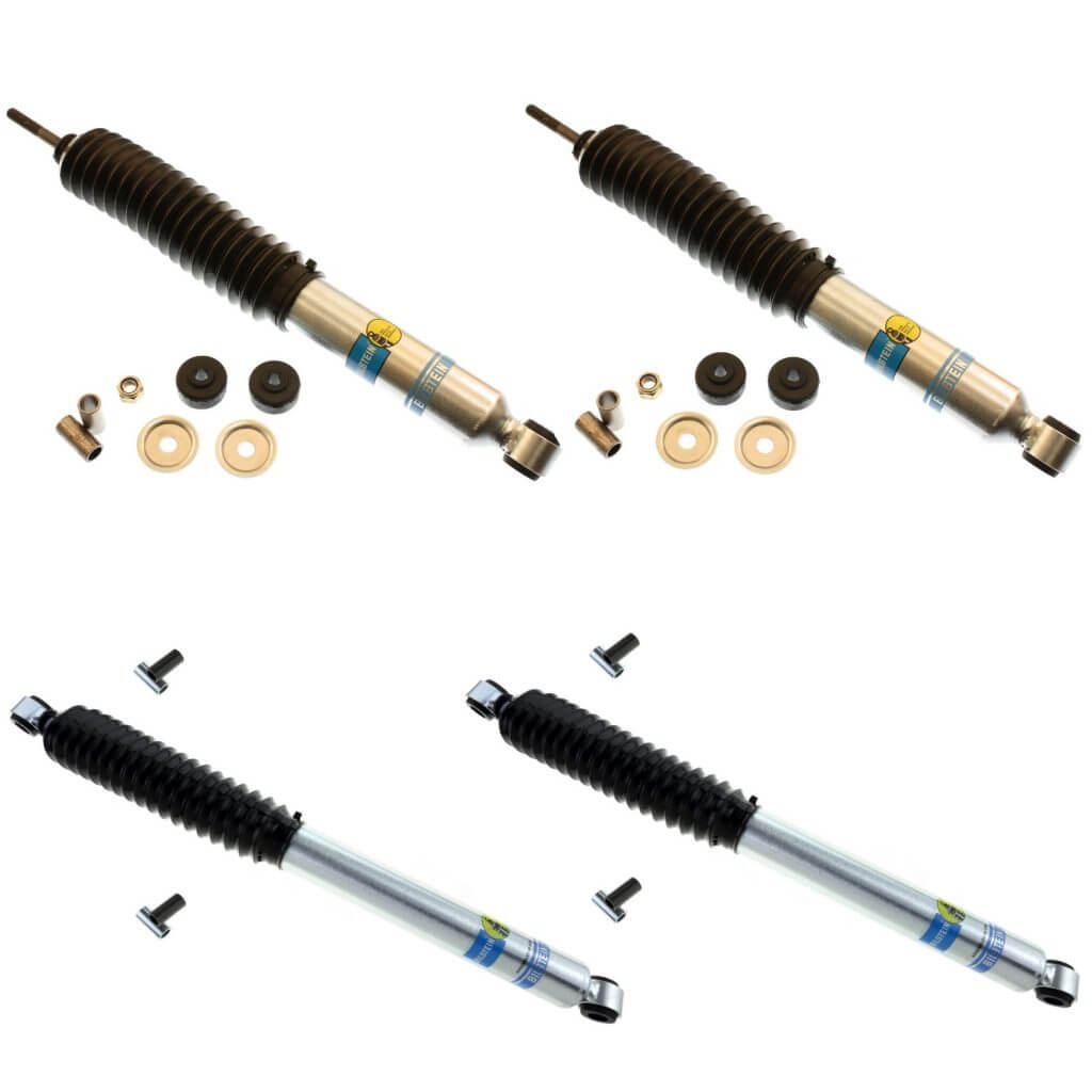 Bilstein 5100 4" Front & 2" Rear Lift Shocks 80-'98 Ford F-250 4WD