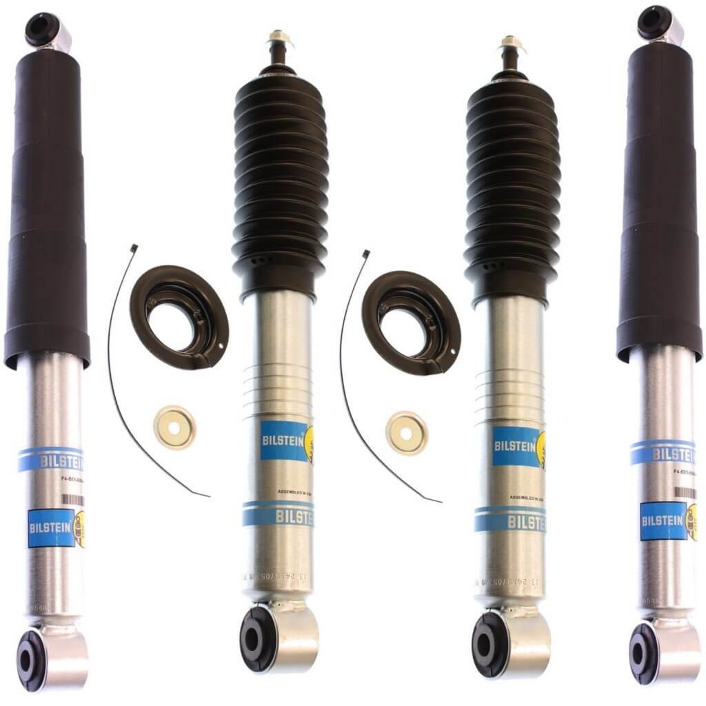 Bilstein 5100 0-2" Front and 0-1" Rear Lift Shocks 05-'14 NISSAN Xterra 2WD