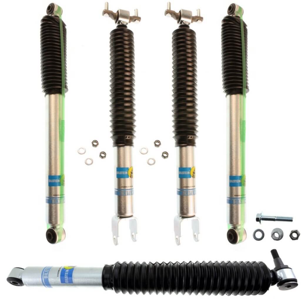 Bilstein 5100 4-6″ Front and 3-4″ Rear Lift Shocks +Stabilizer for 11-’17 Chevy Silverado 2500HD