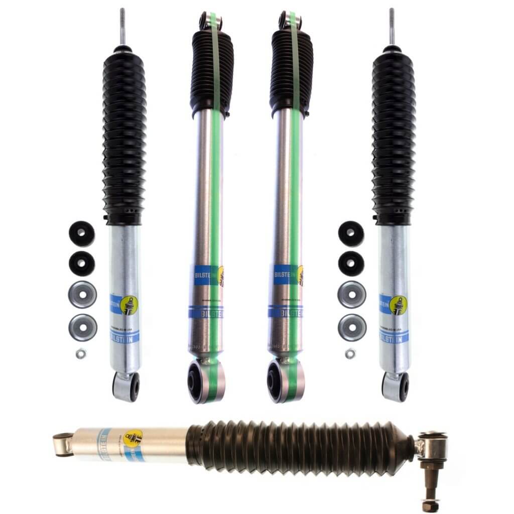 Bilstein 5100 6″ Front and 4″ Rear Lift Shocks +Stabilizer for 99-’10 Chevy/GMC Silverado/Sierra 3500HD