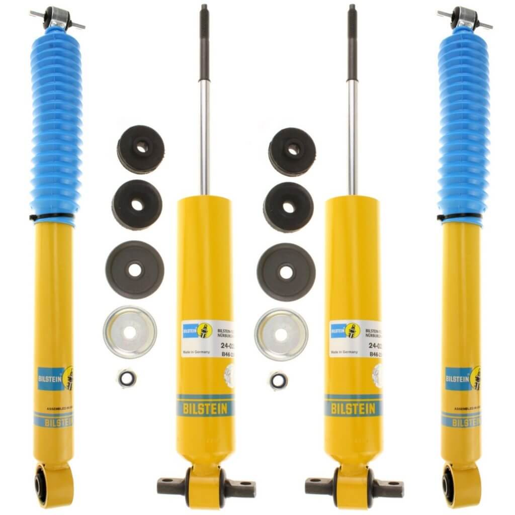 Bilstein 4600 Front and Rear 1" shocks for 1992-1999 Chevrolet C1500 Suburban