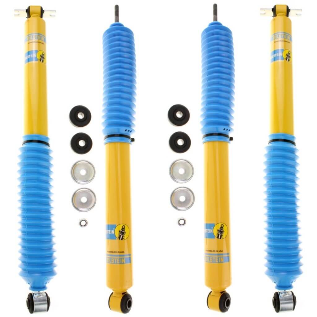 Bilstein 4600 Front & Rear Shocks for 07-'17 JEEP Wrangler (JK) 4WD