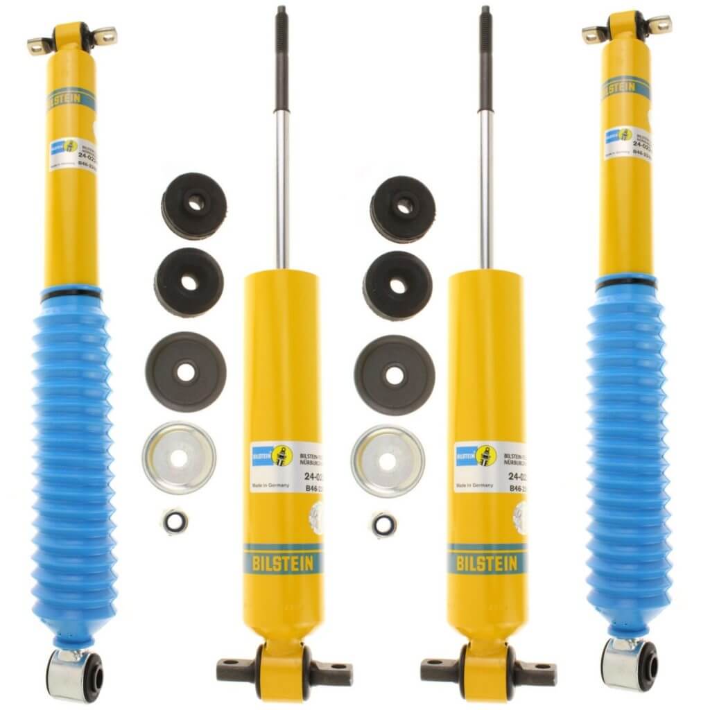 Bilstein 4600 Front and Rear shocks for 1992-1999 Chevrolet C1500 Suburban