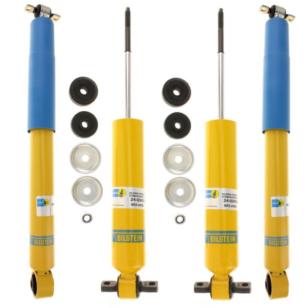 Bilstein 4600 Front and Rear shocks for 1992-1999 Chevrolet C2500 Suburban