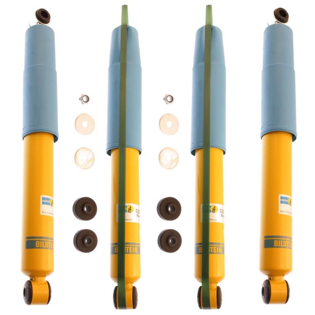 Bilstein 4600 Front & Rear Shocks for 86-'95 JEEP Wrangler (YJ) 4WD