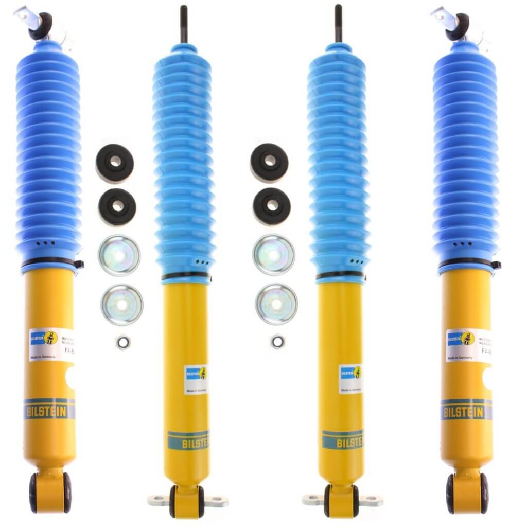 Bilstein 4600 Front & Rear Shocks for 96-'06 JEEP Wrangler (TJ) 4WD