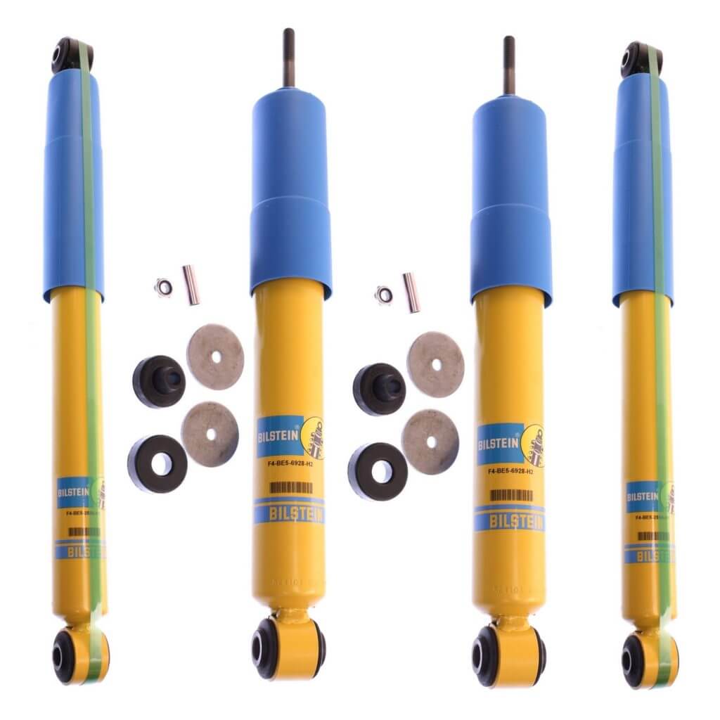 Bilstein 4600 Front & Rear Shocks for 2002-2005 Dodge Ram 1500 4WD