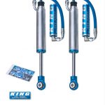 King 2.5 Rear Remote Reservoir Shocks for 2003-2009 TOYOTA 4Runner