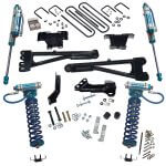 SuperLift 4" KING Edition Radius Arm Lift Kit For 2017-2021 Ford F-350 Super Duty 4WD - with KING Front Coilovers and KING Reservoir Rear Shocks