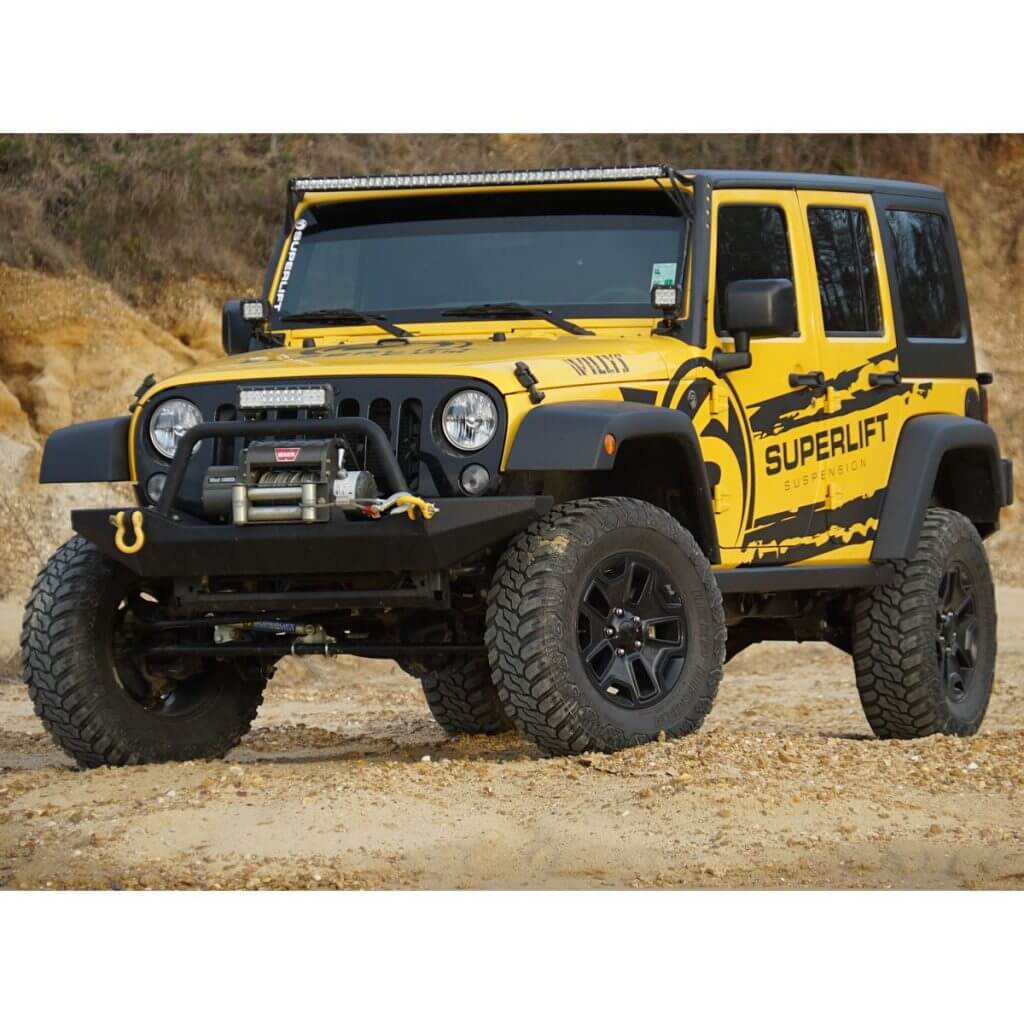 SuperLift 4" Lift Kit For 2007-2018 Jeep Wrangler JK Unlimited - Standard Kit with Superide Shocks