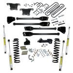 SuperLift 4" Lift Kit For 2011-2016 Ford F-250 and F-350 Super Duty 4WD - Diesel Engine - with a 4-Link Conversion and Superide Shocks