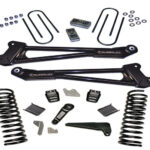 SuperLift 4" Lift Kit For 2013-2018 Ram 3500 4WD - Diesel Engine - Replacement Radius Arms with Superide Shocks