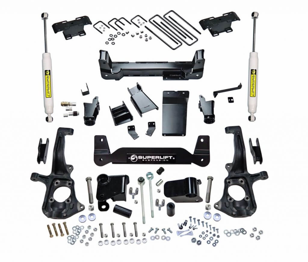 SuperLift 6" Lift Kit For 2011-2018 GMC Sierra 2500HD/3500 4WD - Knuckle Kit with Superide Shocks