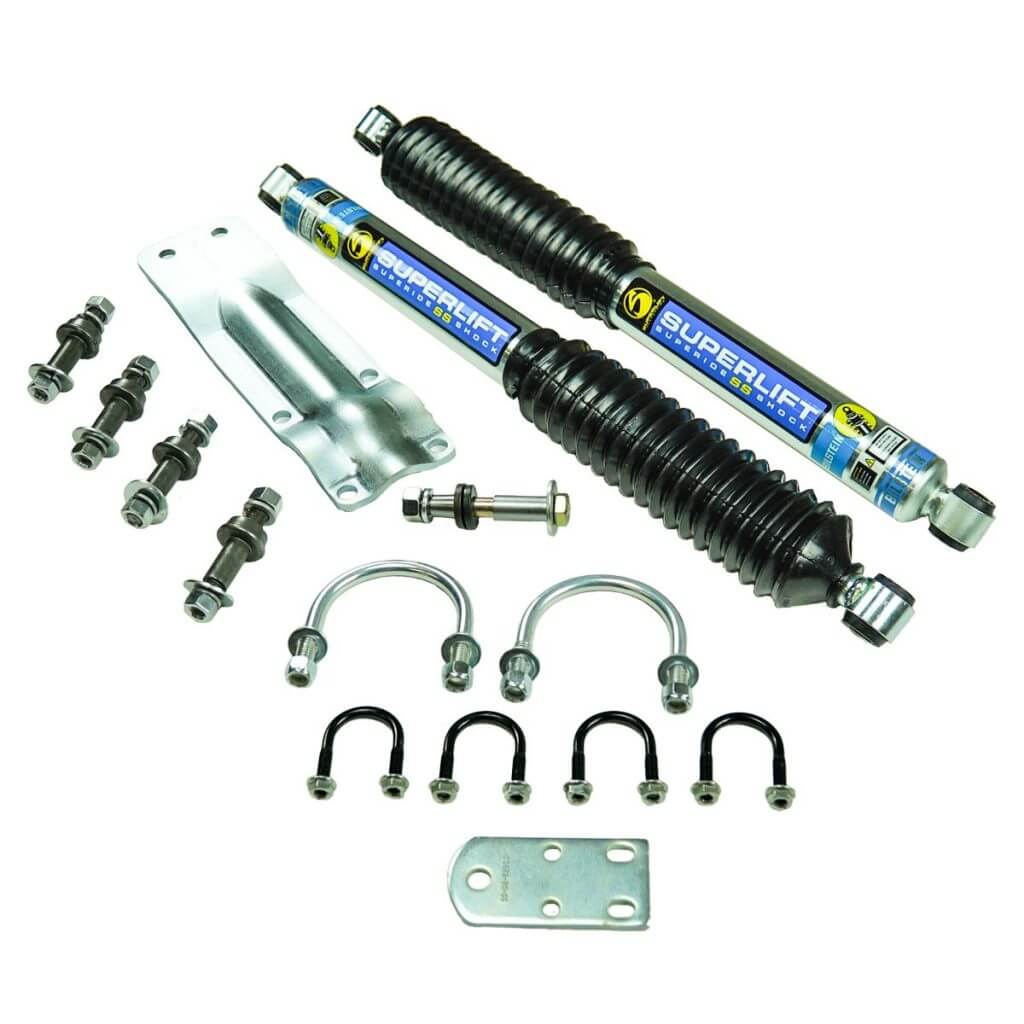 Superlift Dual Steering Stabilizer Kit SS Bilstein shocks For 1987-1991 Chevy Blazer 4WD