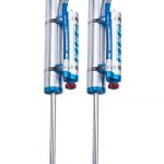 KING 2.5 Performance 3-5" Lift Front Reservoir Shocks for 2007-2018 Jeep Wrangler JK (7/8" Shaft) (with Adjuster)