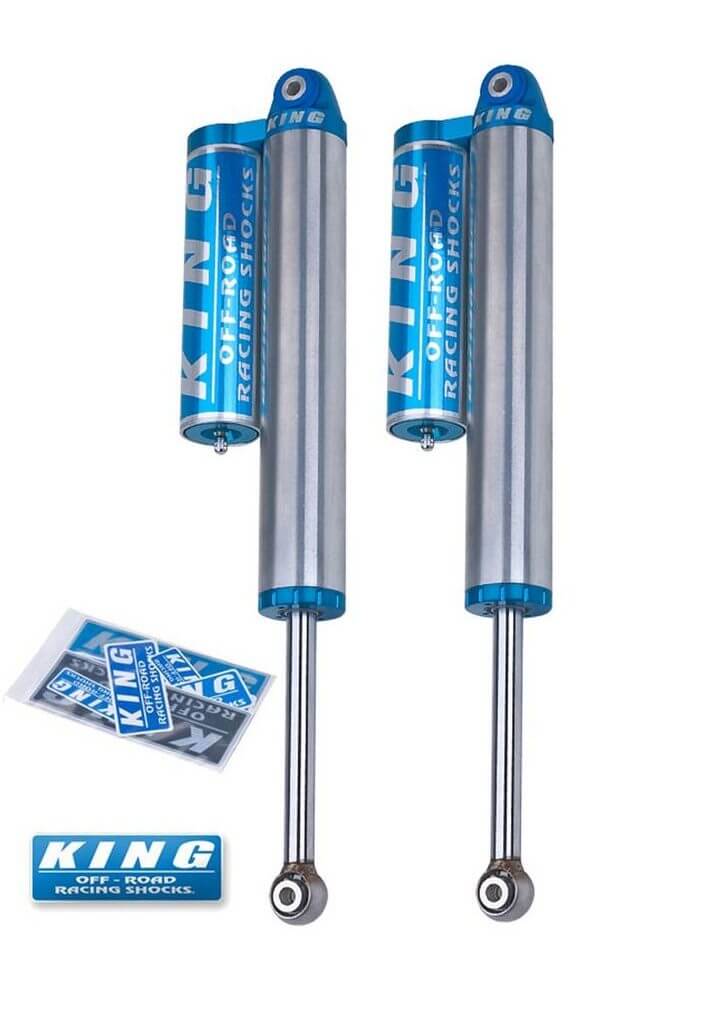 King 2.5 Performance Rear Shocks w/PiggyBack for 2004-2008 Ford F-150 4WD (7/8" Shaft)