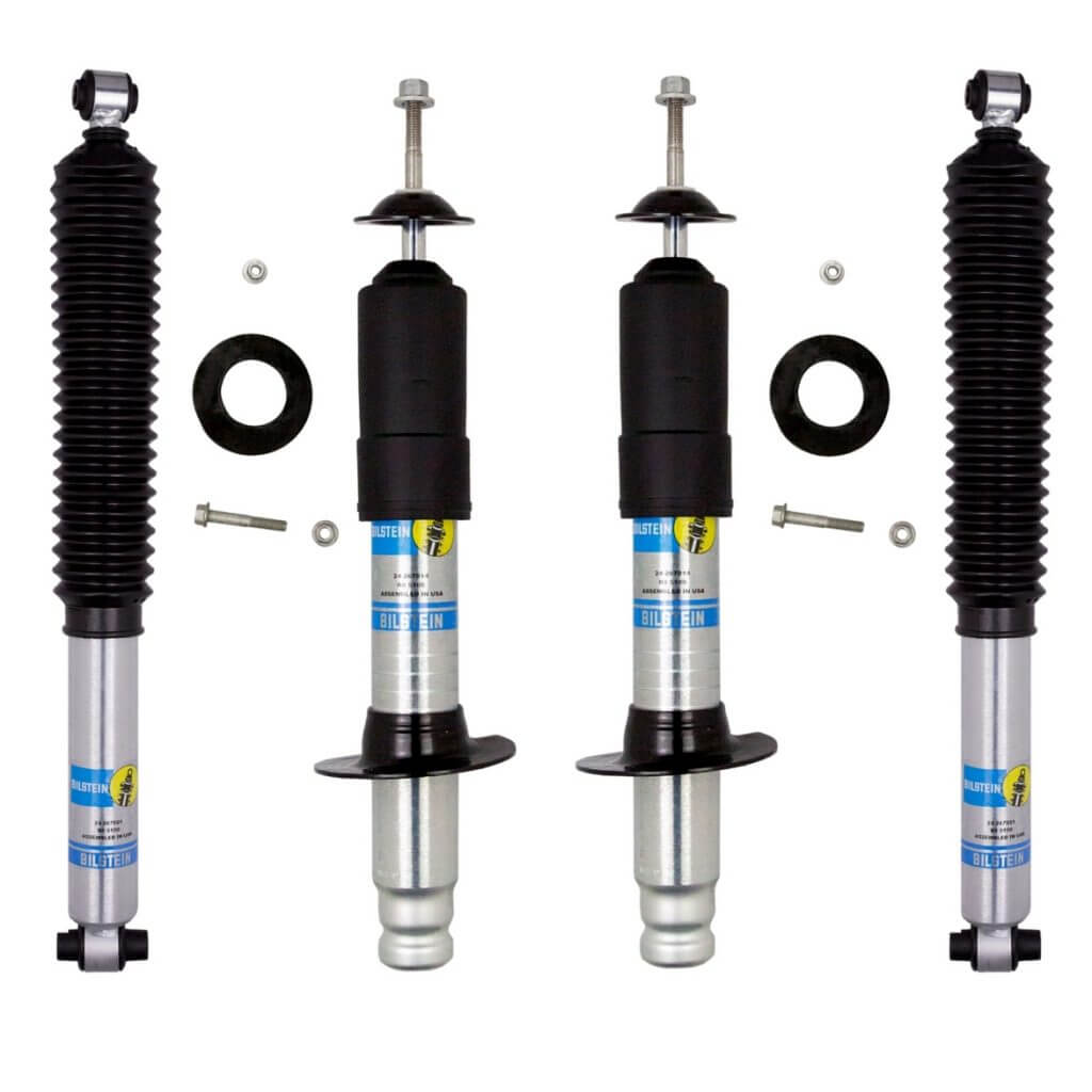 Bilstein 5100 0-2.25" Front & 0-1" Rear Lift Shocks For 2002-2009 GMC Envoy