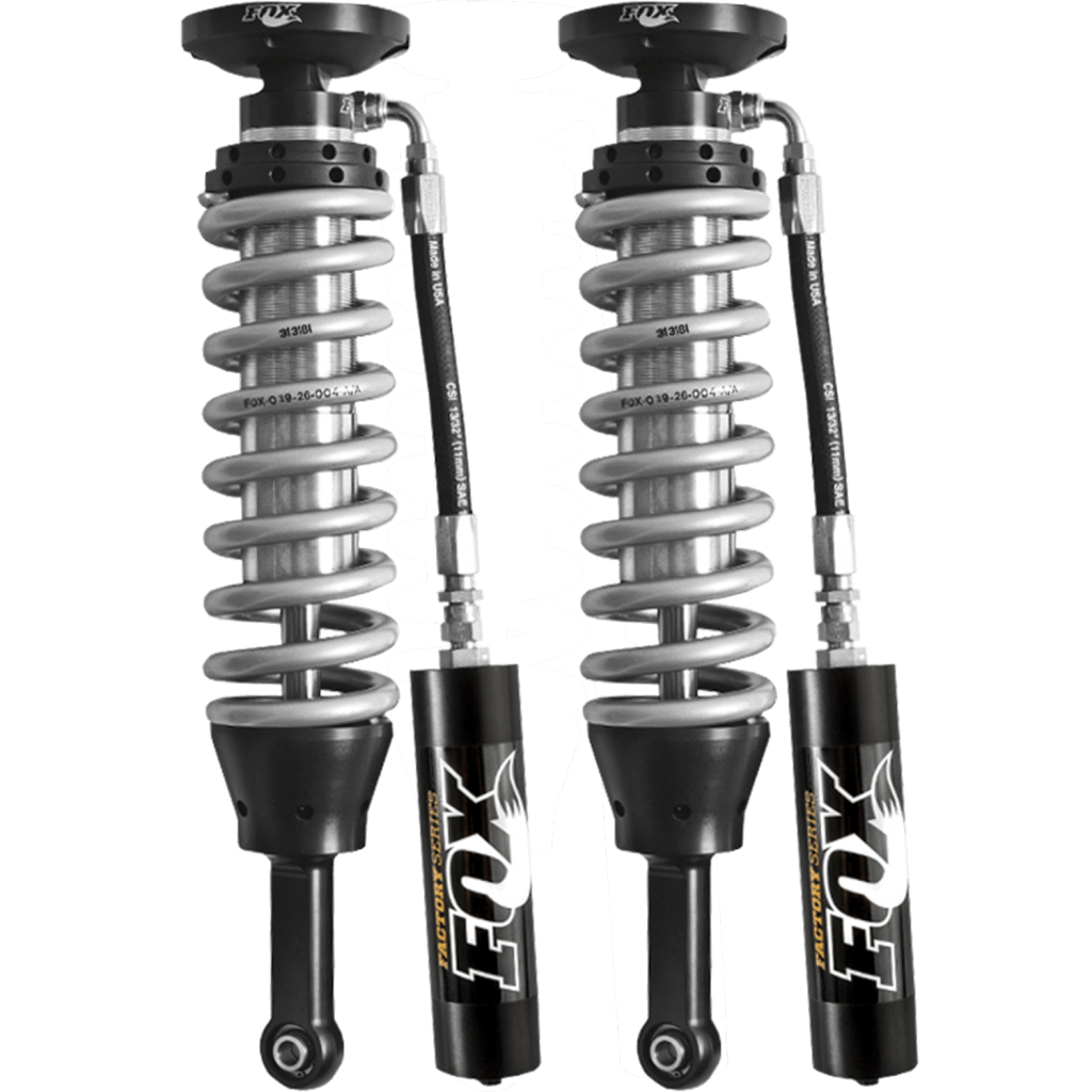 FOX 2.5 Factory Res 0-2 Front Lift Shocks 2005-2017 Toyota Tacoma 4WD