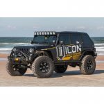 ICON Raw Aluminum Modular Fender Liner Kit For 2007-2018 Jeep Wrangler JK