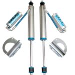 King 3-5" Lift Rear 2.5 Dia. RR Shocks W/ Adjuster For 1989-1997 Toyota Land Cruiser 80