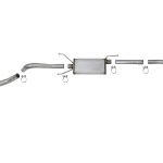 aFe Power MACH Force-Xp 2-1/2"-3" Stainless Steel Cat-Back Exhaust System For 2016-2019 Toyota Tacoma