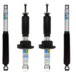 Bilstein 5100 0-2" Front, 0-1" Rear Lift Shocks for 2016-2020 Nissan Titan XD 5.0L