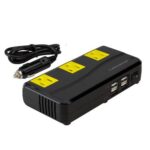 Scosche 200 watt Portable Power Inverter w/ 3 AC outlets and 4 USB ports