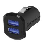 Scosche reVOLT Dual USB Car Charger 2.4A For iPhone X 8 7 Plus & iPad Black NEW